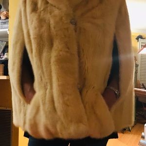 Fox fur cape